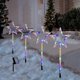 thumbnail image 3 of luces solares navideñas con forma de estrella para exteriores, luces solares para paisajes, luces solares para jardín, impermeables, para caminos, patios, césped, multicolor, 3 of 5