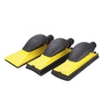 thumbnail image 1 of 3 Types Arcs 70x198mm Manual Vacuum Polishing Block Sanding Abrasive Block Hand Grinding Board for Car Paint, 1 of 5