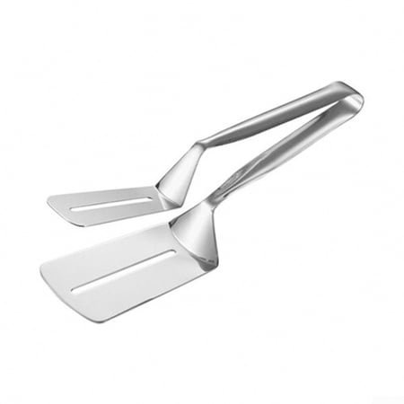 Stainless Steel Steak Clamp Tongs - BBQ Kitchen Cooking Tool For Meat, Bread & More