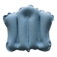 thumbnail image 2 of Almohada de baño inflable Soledad Con Ventosas para bañera 51x38 cm azul, 2 of 10