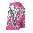 thumbnail image 2 of Pink Skeletal Hands Skeletal Hands Mens Swim Trunks Quick Dry Stretch Board Shorts with Soft Mesh Lining Funny Beach Short with Pockets 3XL, 2 of 8