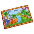 thumbnail image 4 of Personalized Kids' Dinosaur Placemat-Laminated, Easy Clean Placemat, 11'X 17", 4 of 4