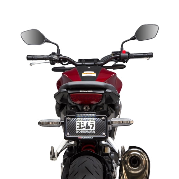 Yoshimura Fender Eliminator Kit with LED Light, Black Anodized Aluminum & Stainless Steel, DOT Compliant, Compatible with 2019 Honda CB300R (070BG123100)