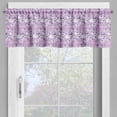 thumbnail image 2 of Ambesonne Retro Valance Pack of 2, Digital Floral Design, 54"X18", Lilac and Lavender, 2 of 5