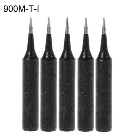 

BAMILL 5PCS Solder Soldering Iron Tip 900M-T Lead Free For Hakko Saike 936 852d+ 909D