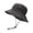 Dark Gray, variant on Comdrip Unisex Fishing Packable Breathable Outdoor Sun Hat Waterproof Wide Brim Bucket Hat Foldable Hat for Hiking Garden Safari Beach Black A