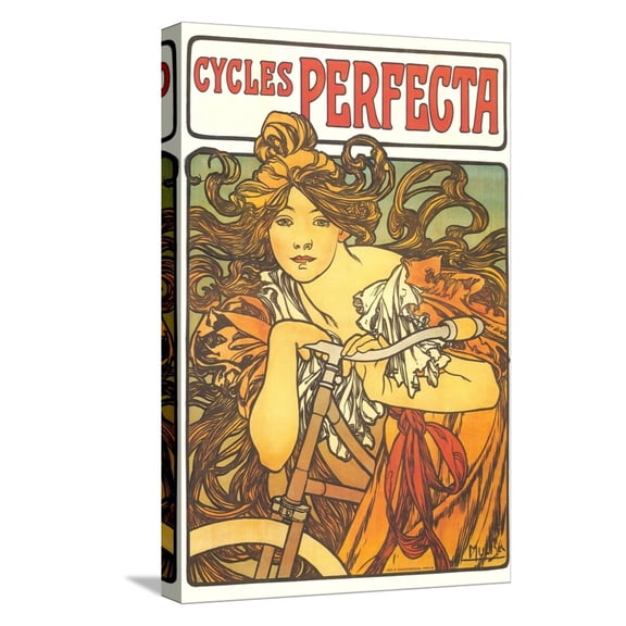 Art.com Cycles Perfecta Stretched Canvas Print Wall Art, 12" x 18"