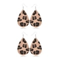 thumbnail image 1 of Pendientes Sonducket con estampado de leopardo geométrico de piel sintética para mujeres y niñas Tipo 2 CBP233690, 1 of 6