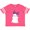 Football Pink and White, variant on Inktastic Halloween, Ghost, Ribbon, Bow, Trick or Treat, Boo Girls Toddler T-Shirt