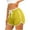 Yellow, variant on Abcnature Womens 4" Athletic Shorts, Comfy Workout Yoga Shorts Active Shorts, Elastic Waist Biker Shorts, Homewear Running Pockets Shorts, Women's Soft Pajama Lounge Shorts Bottoms
