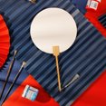 thumbnail image 2 of CSChome Ventilateur Rond d'Été Blanc Portable avec Pompons Style Chinois Accessoires de Danse, 2 of 7