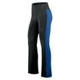 thumbnail image 2 of Women's Fanatics Black Chicago Cubs Studio Fitted Flared Leggings, 2 of 3