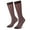 Brown, variant on Lava 4 Pairs Men Silk Socks Ultra Thin Sheer Dress Socks Breathable Summer Cool Crew Socks Business Socks
