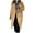 Khaki, variant on Lovskoo Womens Winter Coats Double Breasted Pea Coat Turn Down Collar Long Sleeve Casual Coat Cardigan Trench Coat Overcoat Black