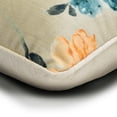 thumbnail image 5 of The HomeCentric Decorative Lumbar Pillow Cover Orange Pack Of 2, 12"x18" (30x45 cm) Cotton Rose, Sequins, Hand Embrodiery, Printed Pillow Covers For Sofa, Couch, Bed & outdoor, Floral - Citrus Rose, 5 of 5