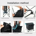 thumbnail image 2 of Yucurem Outdoor Folding Table Storage Hanging Basket Picnic Camping Pouch Organizer, 2 of 10