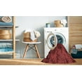thumbnail image 2 of Ahgly Company Tapis Rectangulaire Lavable en Machine Intérieur Transitionnel Rouge Bordeaux, 4 Pieds x 6 Pieds, 2 of 7