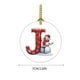 thumbnail image 2 of 2024 26 Letter Christmas Snowman Christmas Pendant - Acrylic Car Pendant Saint, 2 of 5
