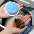 thumbnail image 4 of TOPRenddon Reusable Washing Machine Lint Filter with Floating Hair Catcher – Universal Pet Hair Remover, Laundry Mesh Ball for HE/Top-Load Washers, Tool-Free Installation (1-Pack), 4 of 9