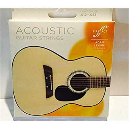 First Act Adam Levine Designer Series Acoustic Guitar Strings