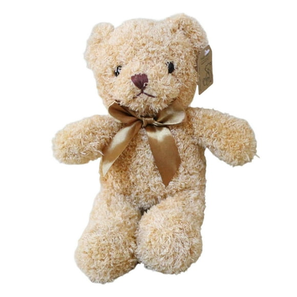 SLYNSHome Cute Bear Stuffed Animal Yellow Plush Bear Soft Toy Birthday Valentine’s Day Gift