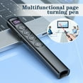 thumbnail image 2 of Wireless Powerpoint Pen Presentation Clicker USB Projector Remote Control Flip Presenter Pointer RF PPT Slide Advancer Pen, 2 of 11