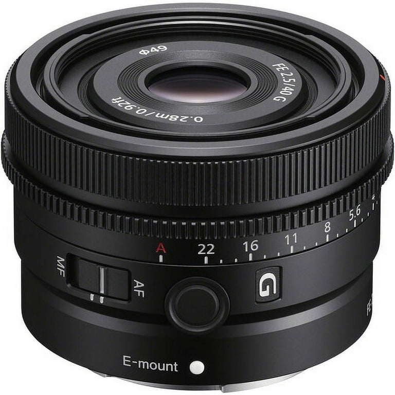 Sony FE 40mm f/2.5 G Full Frame Ultra Compact Lens (SEL40F25G) +