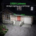 thumbnail image 5 of intelamp 6000mAh Solar Flood Light 1500LM Waterproof Light Outdoor LED Security Light with Dual Motion Sensors for Tree Balcony Garden Driveway, 5 of 9