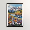 thumbnail image 3 of ELNEIT - Mount Rainier National Park Poster, Unframed Matte Paper, S11, 3 of 3