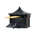 thumbnail image 6 of Gibraltar Mailboxes Hamilton Premium, Large, Locking, Aluminum, Post Mount Mailbox, Black, HM200B00, 6 of 6