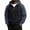 Black, variant on GrmtClth Sweatshirts For Men Casual Winter Warm Hoodies 1/4 Zip Drawstring Stylish Hooded Sweatshirt Jackets With Convenient Side Pocket 3XL