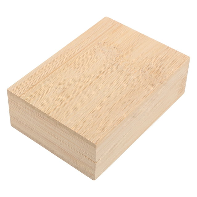 CIMAXIC Boîte de Rangement pour Cartes en Bois Simple Conteneur de Cartes de Jeu Durable, 4.33"X3.15"X1.18 Pouces