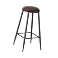 thumbnail image 3 of Taburete de bar,Taburete de bar con respaldo de isla de cocina,Taburete de bar de altura de mostrador antideslizante,Silla de bar con estructura de metal Taburete de bar sin 75 centímetros, 3 of 9