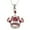 PINK, variant on Crown Charm - Silver w/ Swarovski Crystals - Multi - NE-N1394MT