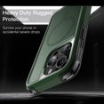 thumbnail image 4 of JETech Case for iPhone 15 Pro Max 6.7-Inch Compatible with MagSafe, Heavy Duty Dual-Layer Rugged Protection, Shockproof Protective Tough Phone Magnetic Cover (Midnight Green), 4 of 6