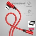 thumbnail image 2 of Double Elbow 90 Degree Micro Usb Type-c Data Cable Fast Charging Cable for Laptop Phone Charger Line, 2 of 8