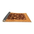 thumbnail image 2 of Ahgly Company Indoor Round Oriental Orange Traditional Area Rugs, 3' Round, 2 of 4