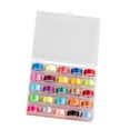 thumbnail image 2 of yuksok Prewound Bobbin Thread Wound Bobbins Set Portable Thread Organizer Practical 25 Color Thread, 2 of 9