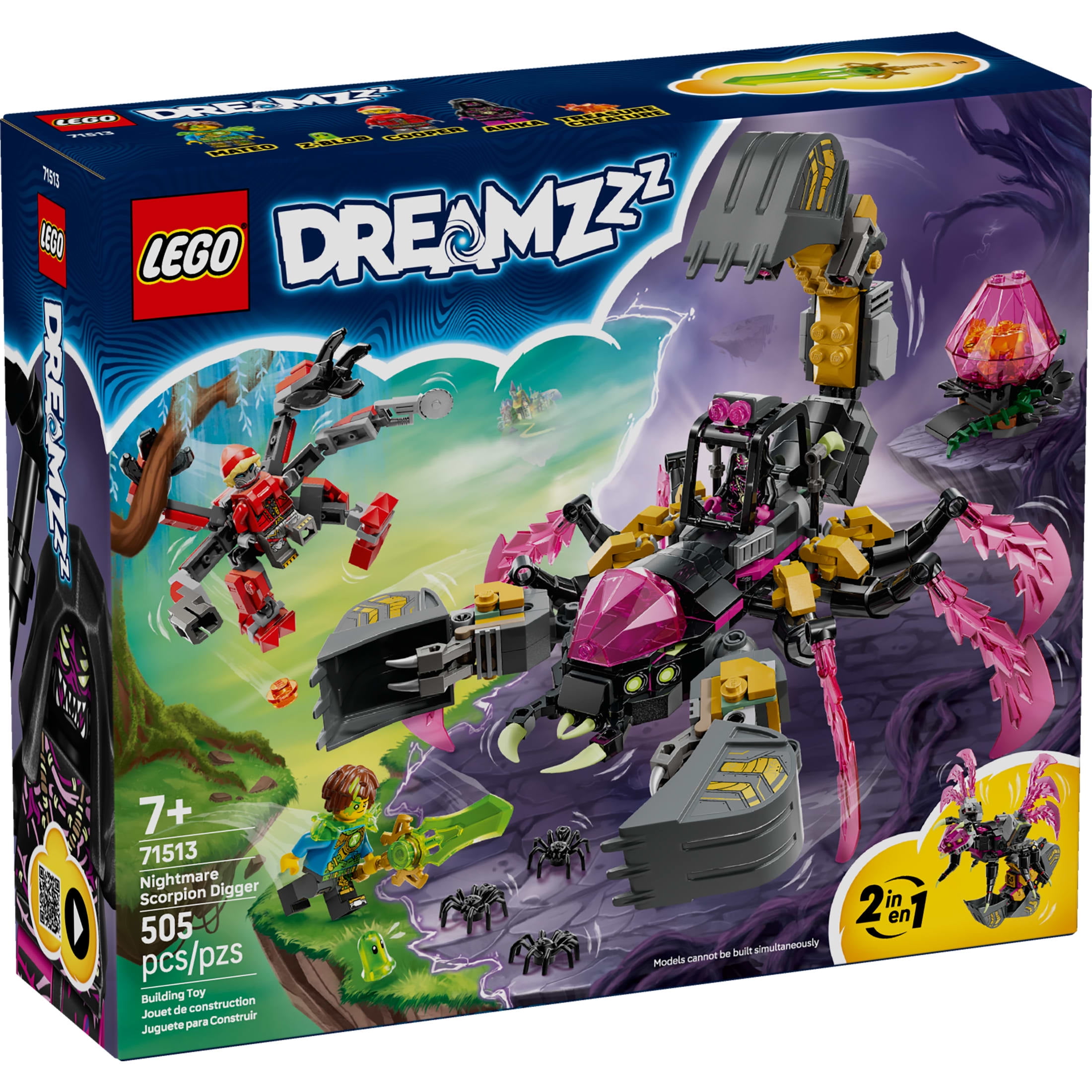 LEGO DREAMZzz Nightmare Scorpion Digger Building Toy for Boys