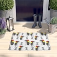 thumbnail image 2 of Cute Hedgehog Apple Flannel Non Slip Door Rugs,Washable Door Mats Indoor,Decorative Door Mats,Dirt-Resistant and Absorbent Doormat for Entrance,Bedroom,Kitchen,Bathroom,31.5x17in(80x43cm), 2 of 4
