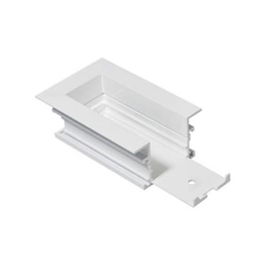 Recessed Housing for End Feed - White