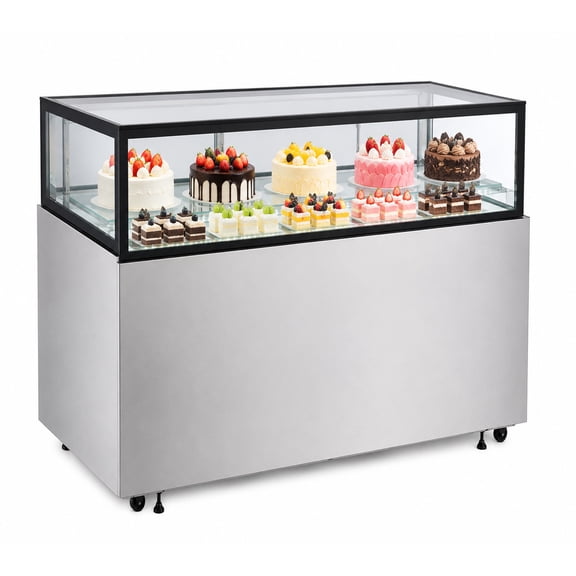Fridge Shell For Display NSF 48-Inch Commercial Refrigerated Bakery Display Case, 14.5 Cu. Ft ...