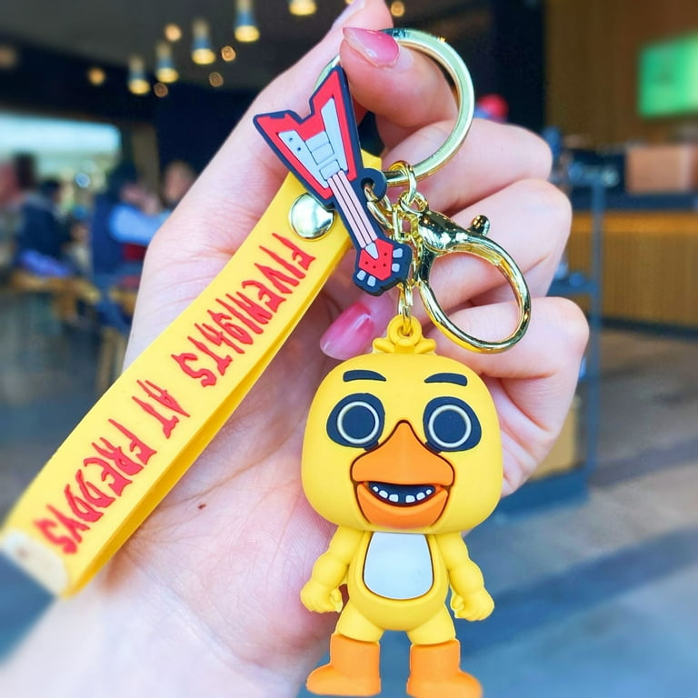 5pcs FNAF Keychain Set - Cute Keychain Horror Game Keychains for Kids  Backpack Key Chain Pendant Friend Gift for Boys Girls and Fans 