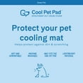 thumbnail image 2 of The Green Pet Shop Dog Cooling Mat Cover, Medium - Protect Your Gel Cooling Mat for Dogs from Dirt and Damage - Easy-Care and Machine Washable - Sage Grey, 2 of 9