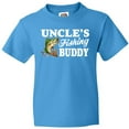 thumbnail image 3 of Inktastic Uncle's Fishing Buddy with White Text Youth T-Shirt, 3 of 5