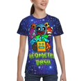 thumbnail image 7 of Geometry Dash Kids T-Shirt 3d Printed Graphic T-Shirts Boys And Girls Short Sleeve Shirts For Youth Kids X-Small, 7 of 7