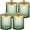 Gold, variant on Glass Apothecary Jar, Qtip Holder Dispenser for Cotton Swabs, Balls, Makeup Pads, Floss Picks, Bathroom Essential Accessories, Countertop Canister Storage Organizer (Black, 2 Pack)