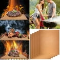 thumbnail image 3 of Shoreew Grill Mat for Outdoor BBQ Reusable Baking Mat Heat Resistant Fish Grilling Mat Non-Stick Works on Gas Charcoal Electric Grills Oven Liner, 3 of 7