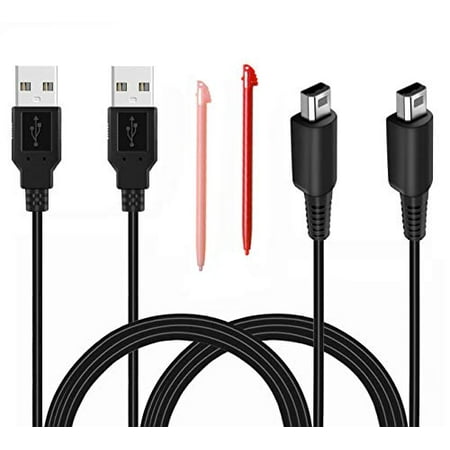 2 Pcs 3.9ft USB Charger Cable Compatible with Nintendo 3DS/ 2DS  Play and Charge Charging Cord Compatible with Nintendo New 3DS XL/New 3DS/ New 2DS XL/New 2DS/ 2DS XL/ 2DS/ DSi/DSi XL with 2 2 Pcs 3.9ft USB Charger Cable Compatible with Nintendo 3DS/ 2DS  Play and Charge Charging Cord Compatible with Nintendo New 3DS XL/New 3DS/ New 2DS XL/New 2DS/ 2DS XL/ 2DS/ DSi/DSi XL with 2