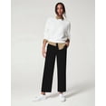 thumbnail image 3 of Pantalones casuales de mujer de cintura alta, rectos, de corte ajustado y de primavera y verano, pantalones de mujer sueltos y elegantes., 3 of 5